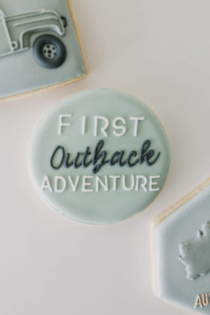 outback themed cookies 